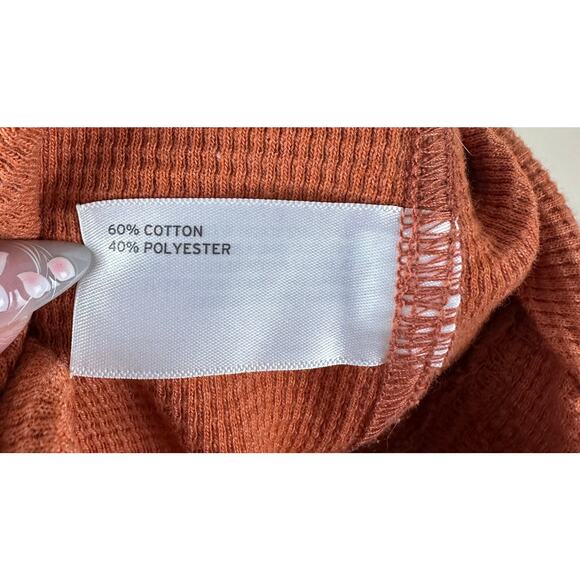 Duluth TradingCo Waffle Knit Thermal Pullover Hoodie Womens Small Outdoor Hiking - Picture 6 of 7